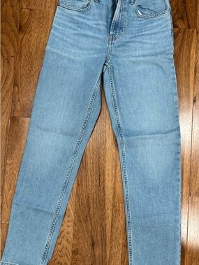 Everlane Light Wash High-Rise Straight Jeans